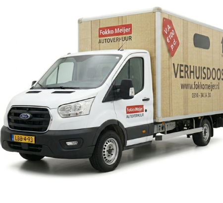 Klasse R - Ford Transit huren bakwagen met laadlift 18m3