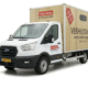Klasse R - Ford Transit huren bakwagen met laadlift 18m3