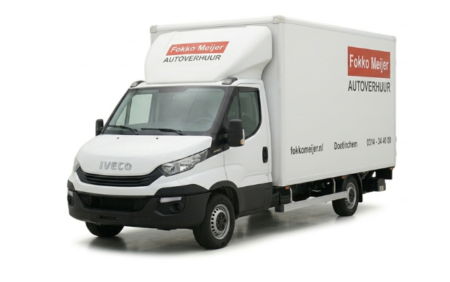 Klasse S - Iveco Daily huren bakwagen met laadlift 21m3