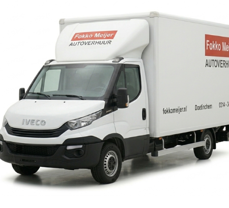 Klasse S - Iveco Daily huren bakwagen met laadlift 21m3