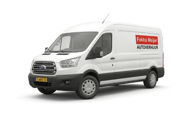 Klasse N : Ford Transit. Mercedes Sprinter L2H2 / Inhoud 10 m3 / Afmetingen (LxBxH) : 3,00 x 1,78 x 1,88